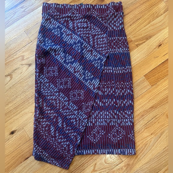 Anthropologie Maeve Carolina Knit Pencil Skirt XS - Picture 3 of 9